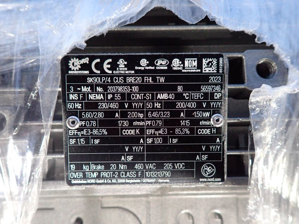 Nord 2 Hp Gear Drive - 572.1 1-90lp/4cus Bre20