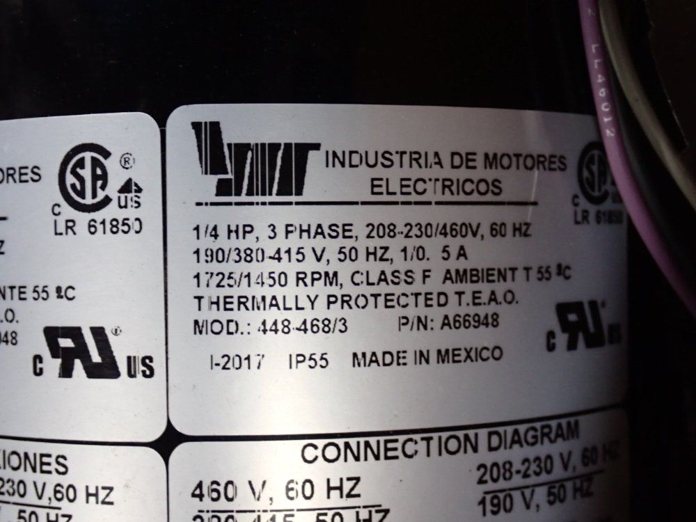 1/4 Hp Motor - 448-46813