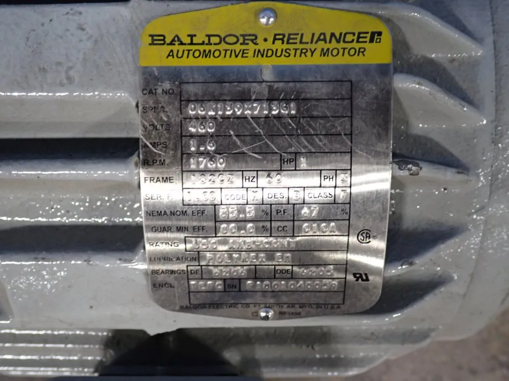 Baldor 1 Hp Motor