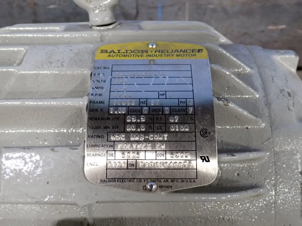 Baldor 1 Hp Motor