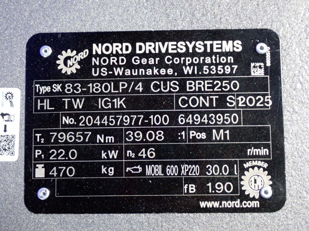 Nord 30 Hp Gear Drive