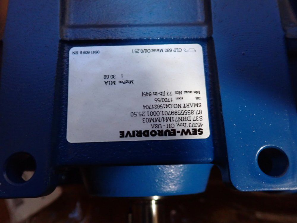 Sew .50 Hp Gear Drive - S37drn71m4/mm03