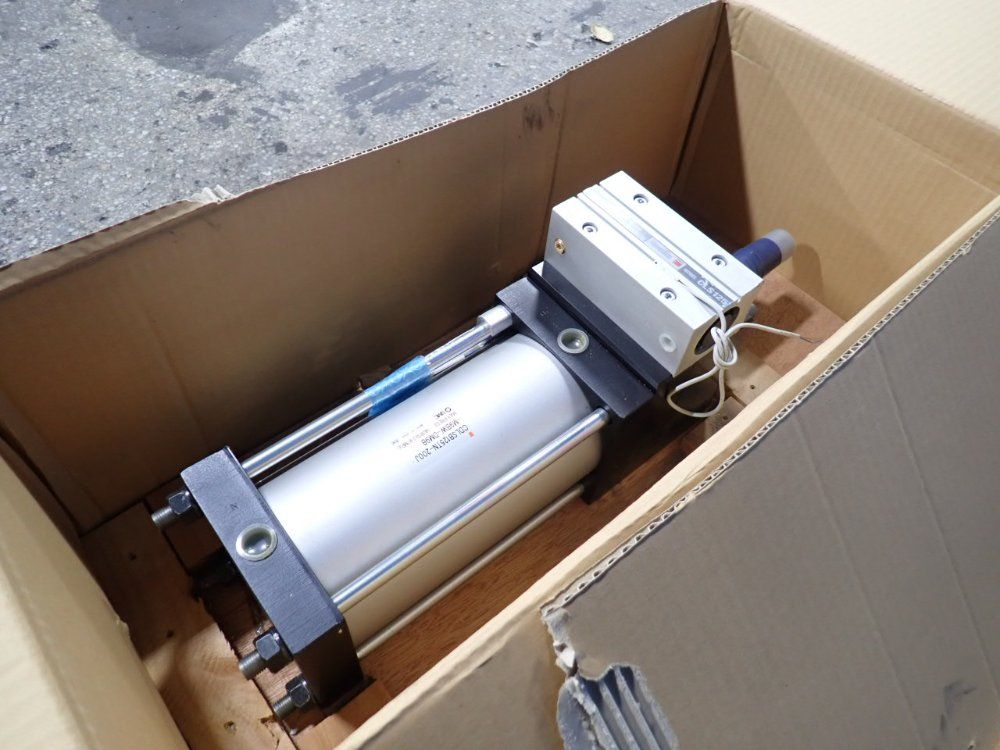 Smc Pneumatic Cylinder W/ Locking Mchanism - Cdlsb125tn-200d-m9bw-dm9b