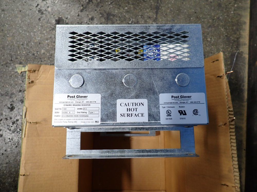 Post Glover Dynamic Braking Resistor - Cu-db45do-1k08-10300aa