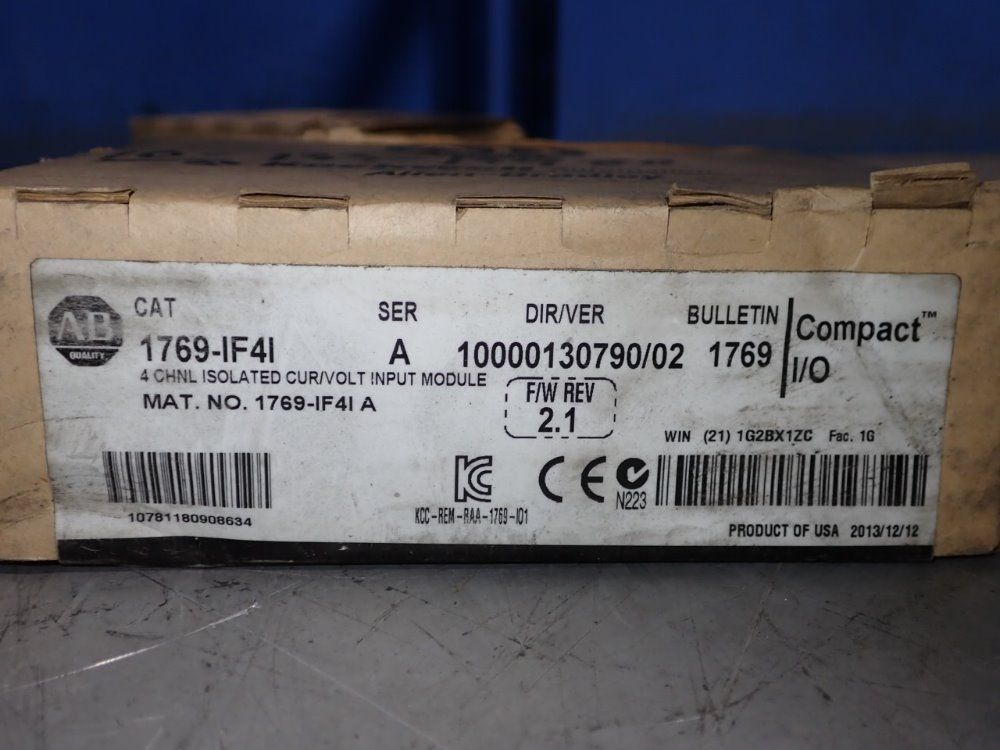 Allen Bradley Input Module - 1769-if4i