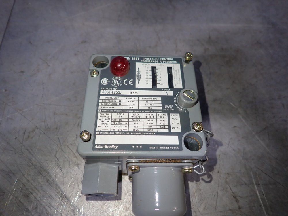 Allen Bradley Pressure Control - 836t-t253jx15