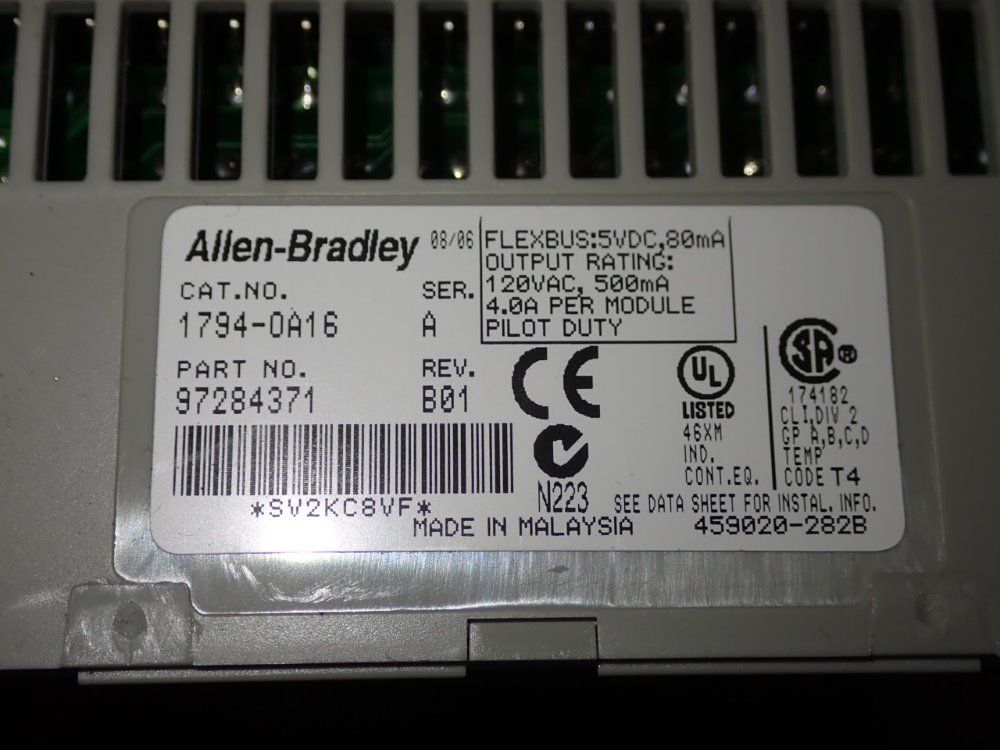 Allen Bradley Digital Output Module - 1794-0a16