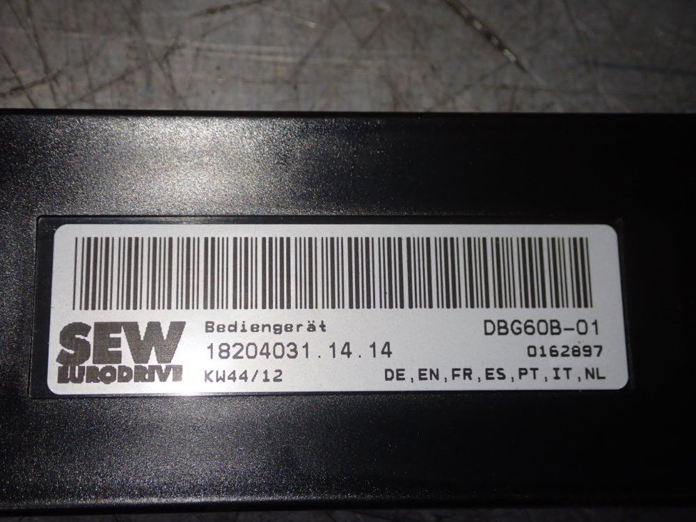 Sew Eurodrive Control - Dbg60b-01
