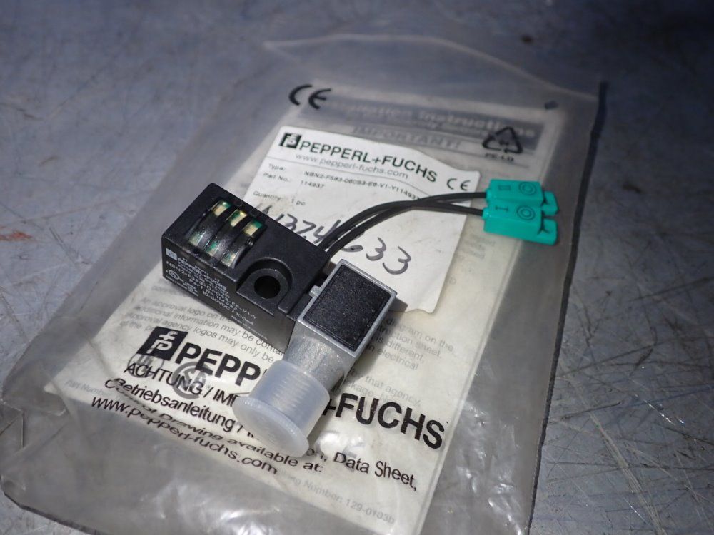 Pepperl Fuchs Proximity Switch - Nbn2-f583-060s3-e8-v1-y