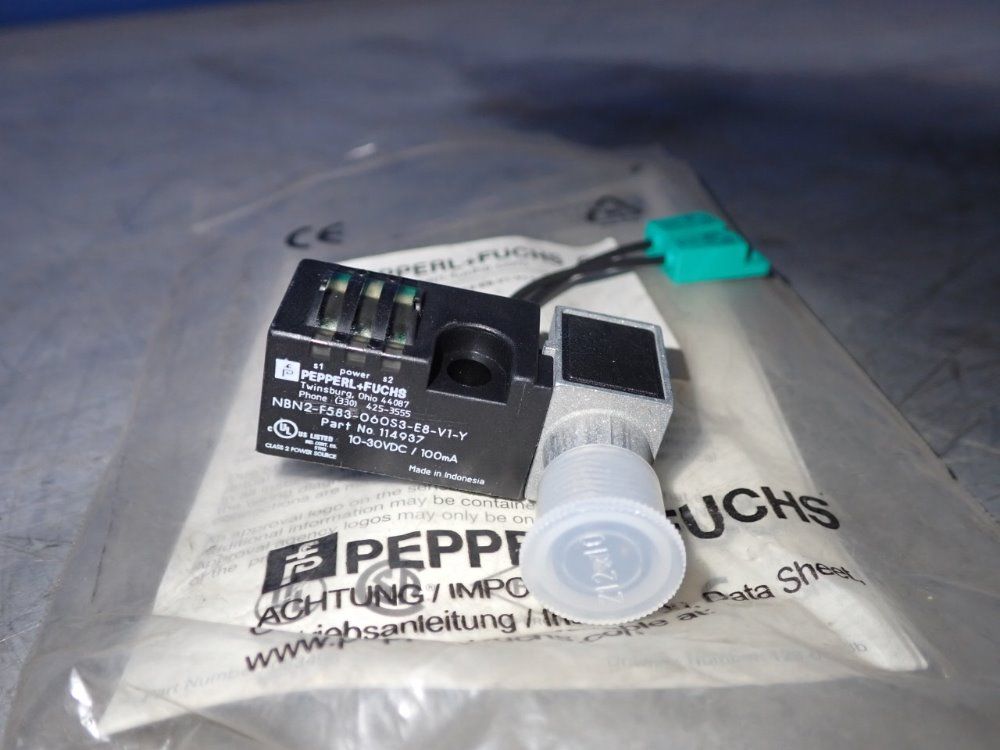 Pepperl Fuchs Proximity Switch - Nbn2-f583-060s3-e8-v1-y