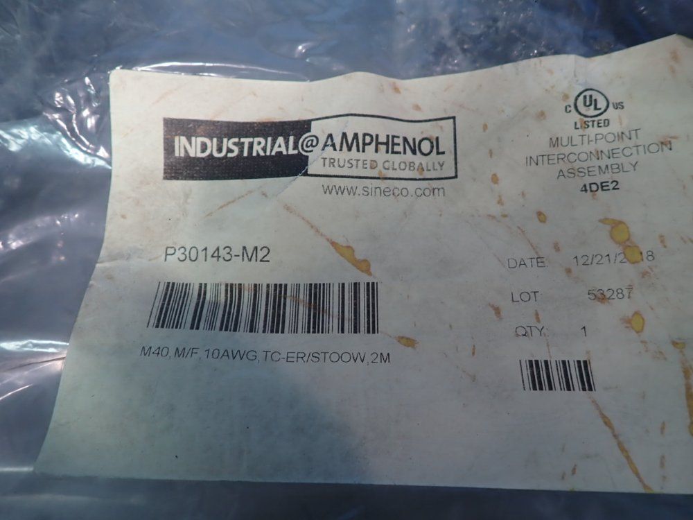 Amphenol Cable Assembly - P30143-m2