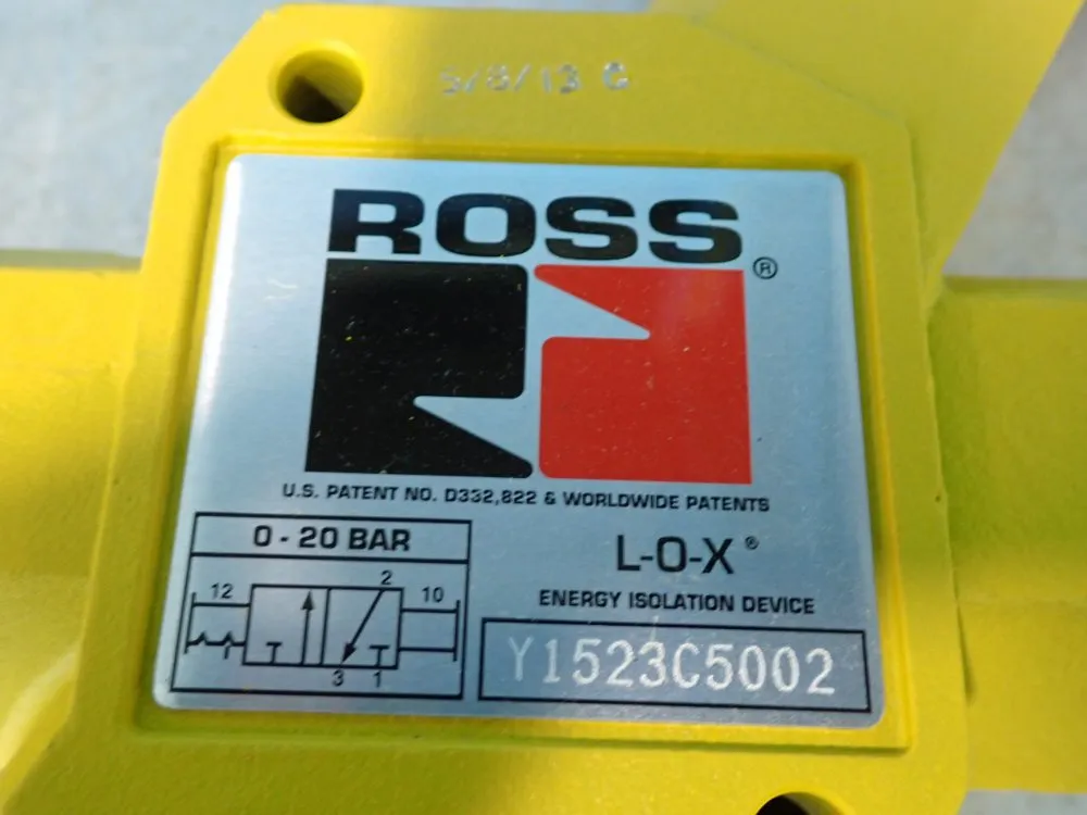 Ross Lockout Valve - Y1523c5002