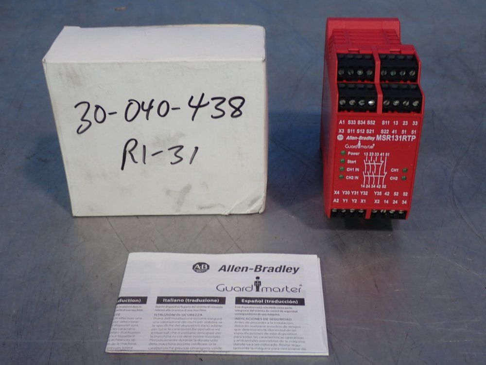 Allen Bradley Safety Relay - 440r-c23139