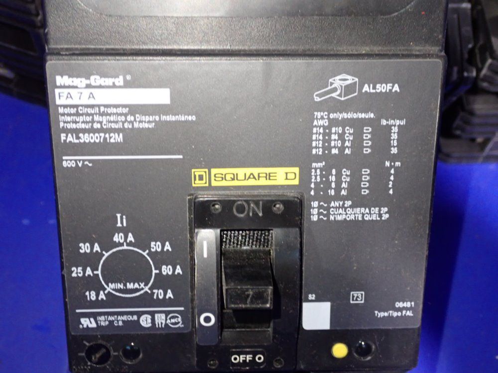 Square D Circuit Breakers - Fal3600712m