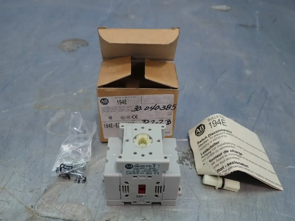 Allen Bradley Front Mount Load Switch - 194e-e25-1753