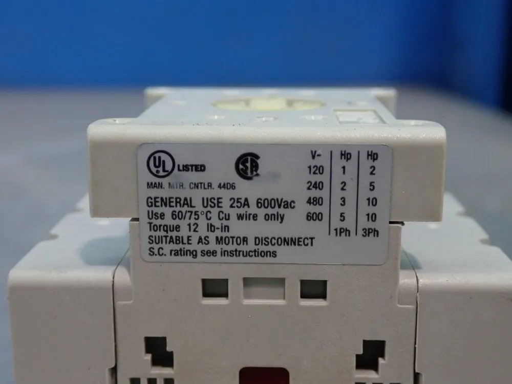 Allen Bradley Front Mount Load Switch - 194e-e25-1753