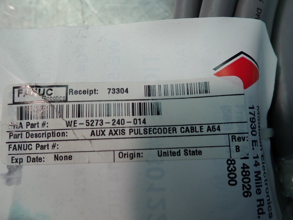 Fanuc Axis Pulsecoder Cable - We-5723-240-014