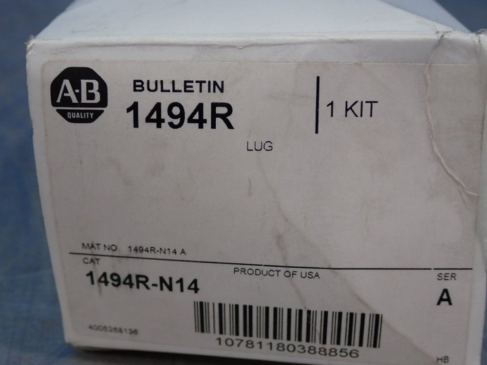 Allen Bradley Lug Kits - 1494r-n14