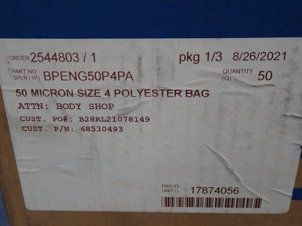 Pall Corporation Filters - Bpeng50p4pa