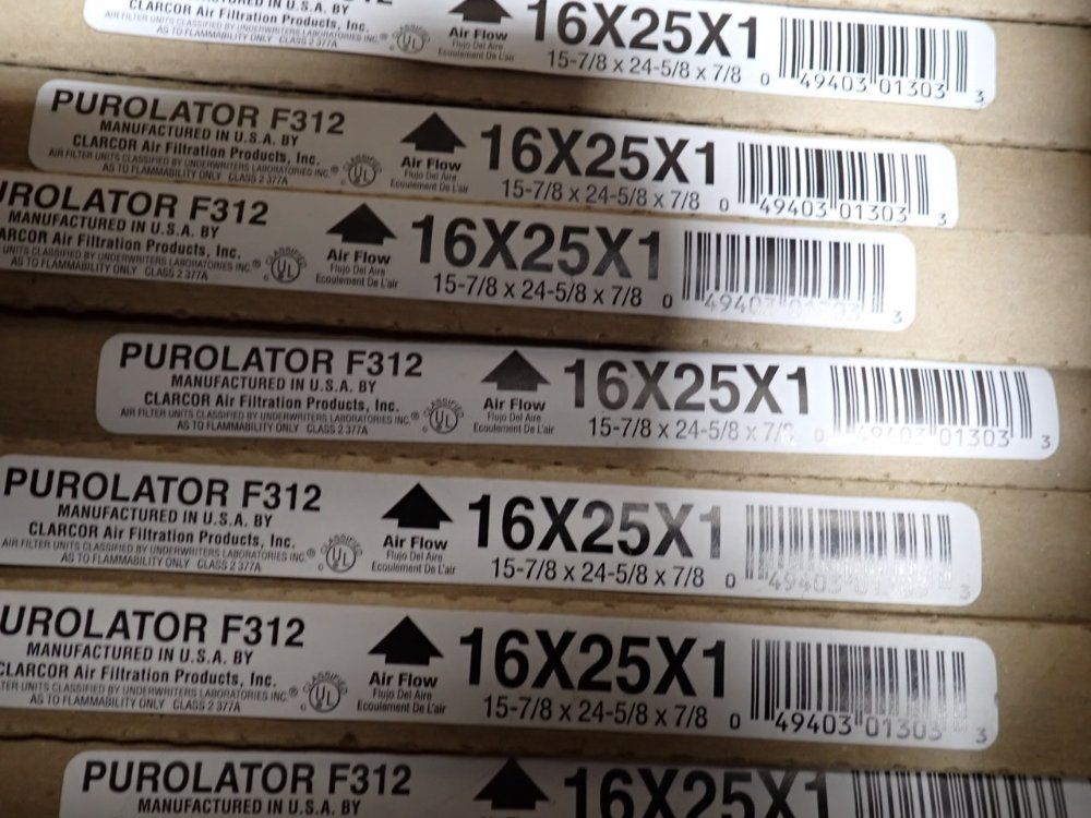 Clarcor 16" X 25" X 1" Filters