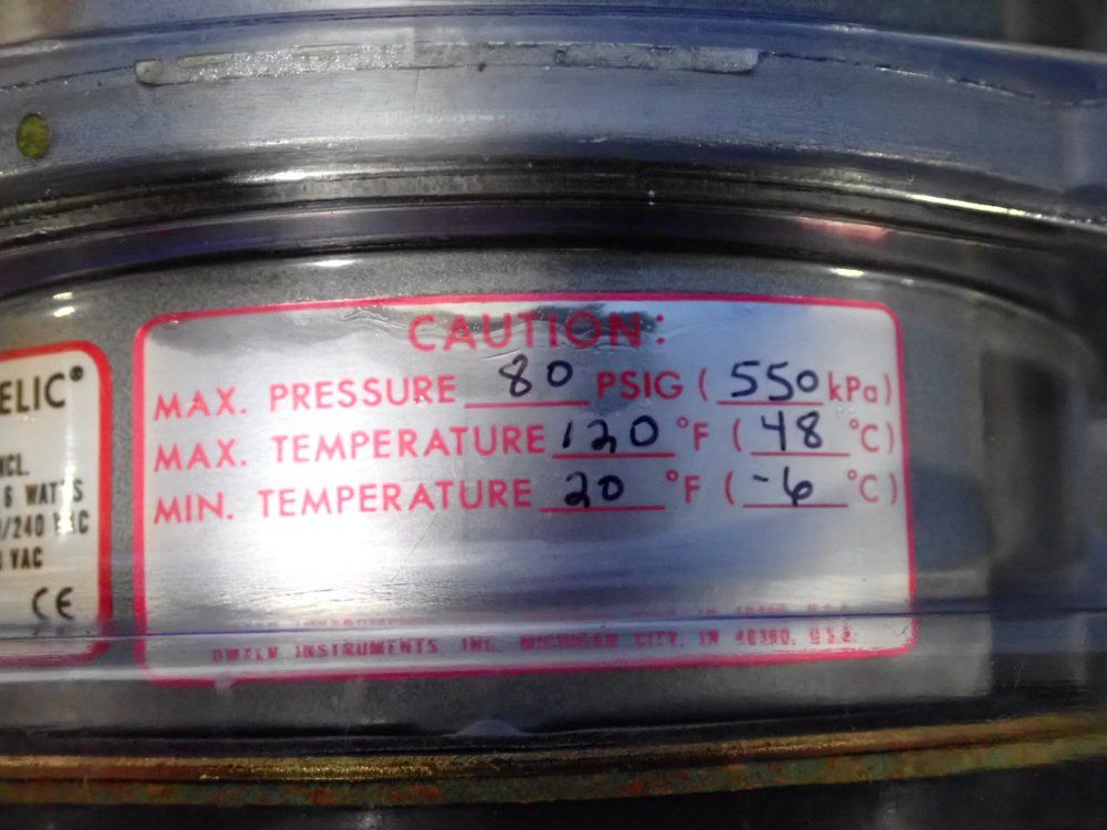 Dwyer 80 Psi Pressure Switch/gage - A3040-hp