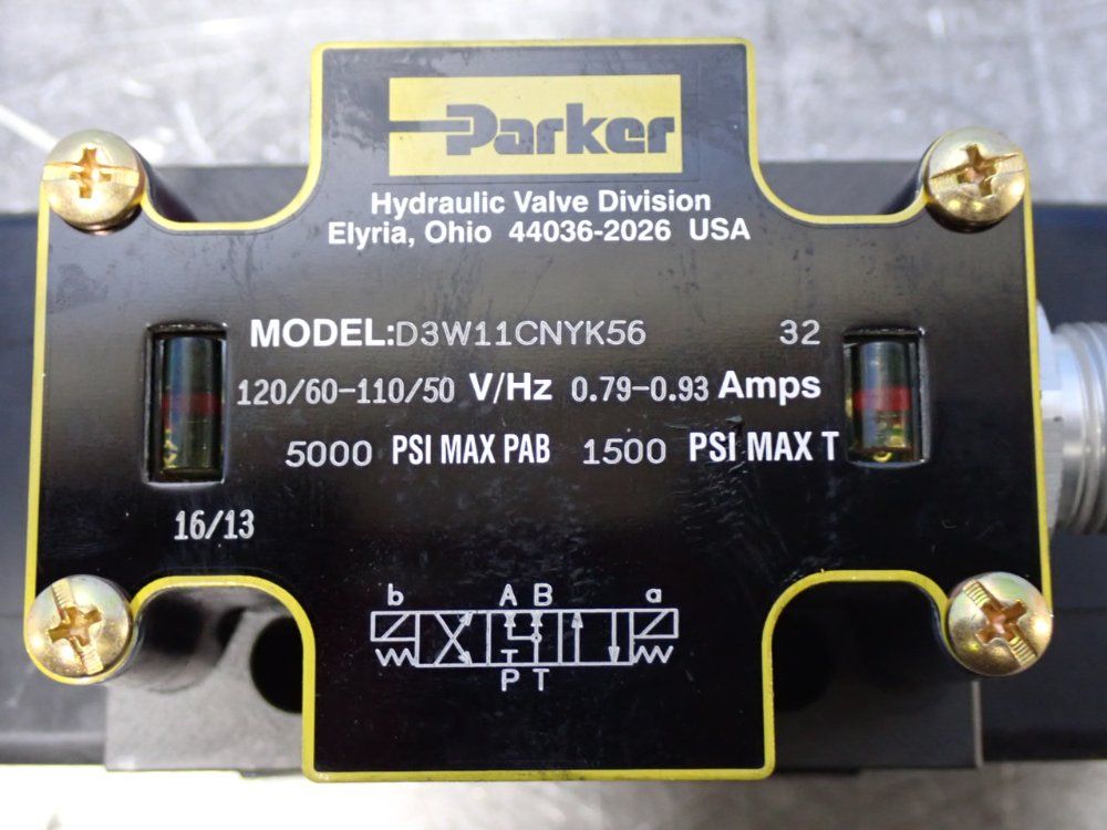 Parker 1500 Psi Hydraulic Valve - D3w11cnyk56