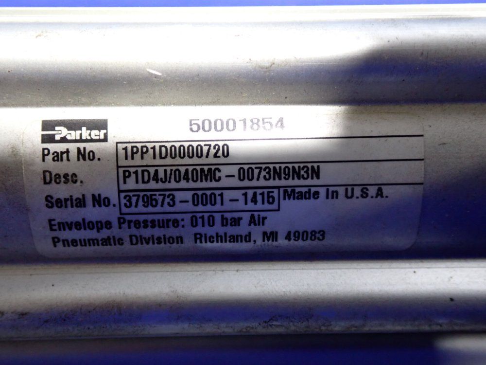 Parker Hydraulic Cylinder - P1d4j1040mc-0073n9n3n / P1d4j050mc-011nnn6n