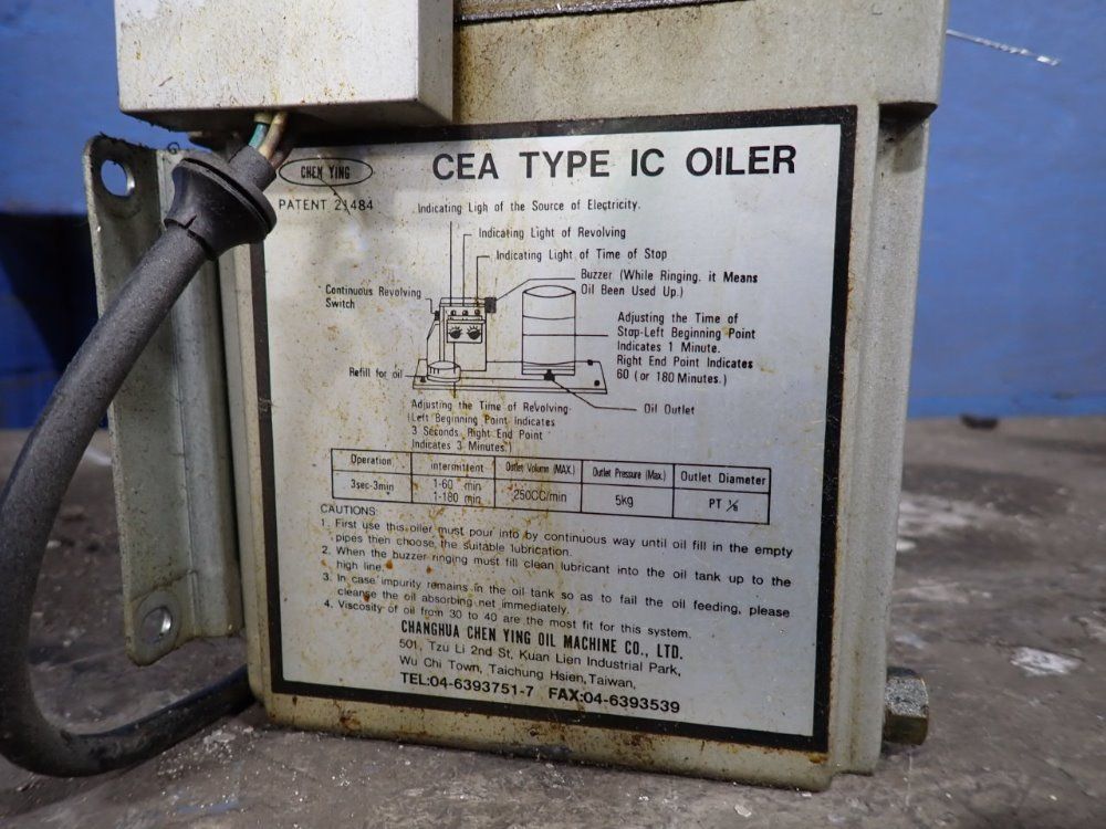 Changhua Chen Ying Oil Machine Co Lubricator