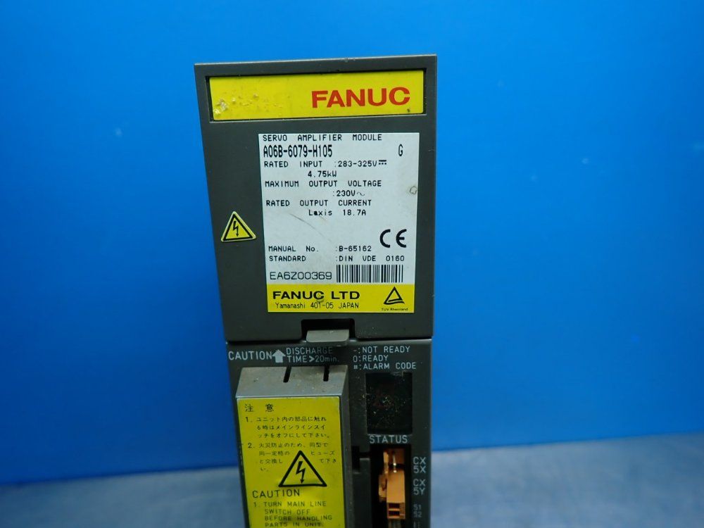 Fanuc Servo Amplifier Module - A06b-6079-h105