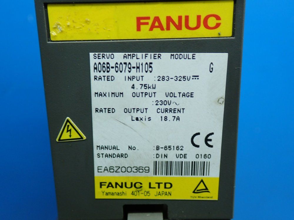 Fanuc Servo Amplifier Module - A06b-6079-h105