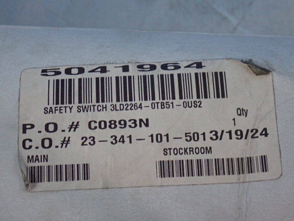 Siemens Safety Switch - 3ld2264-0tb51-0us2