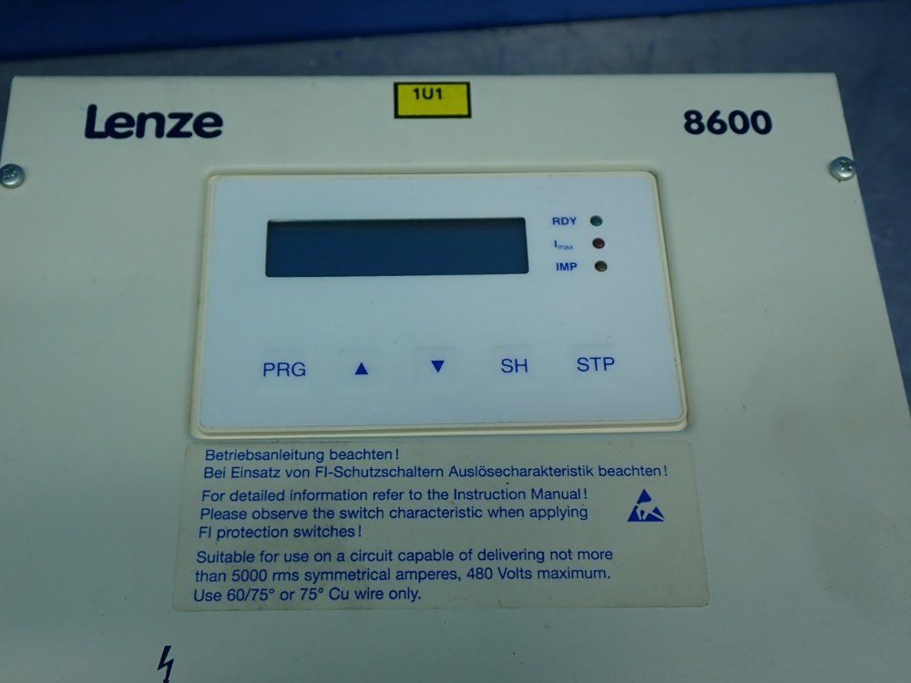 Lenze 8600-series Inverter Unit - Evf8602-e