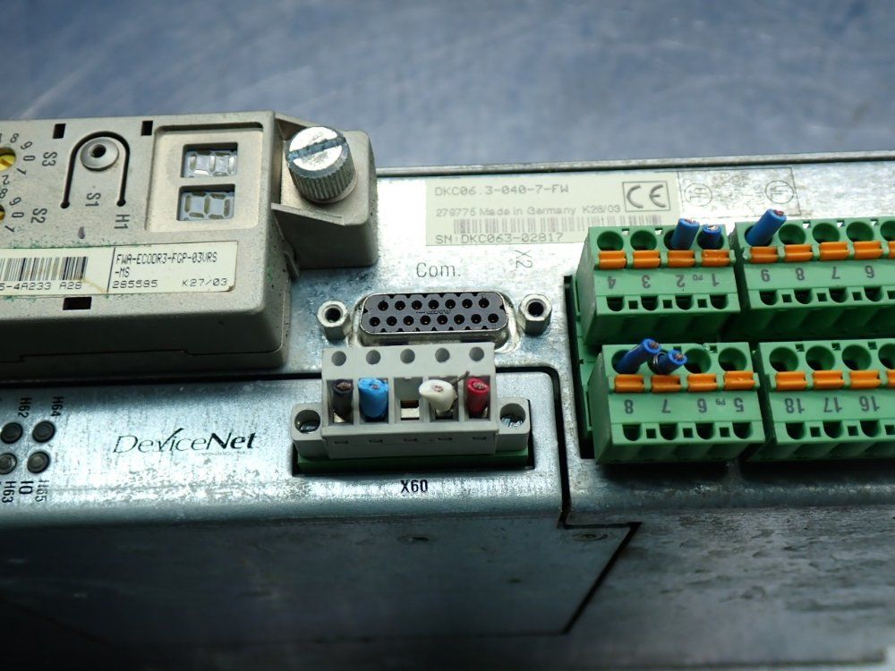 Rexroth Industrial Series-6 Ecodrive 3 Servo Drive - Dkc06.3-040-7-fw