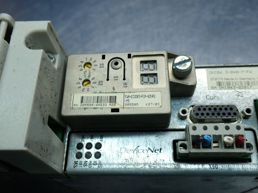 Rexroth Industrial Series-6 Ecodrive 3 Servo Drive - Dkc06.3-040-7-fw