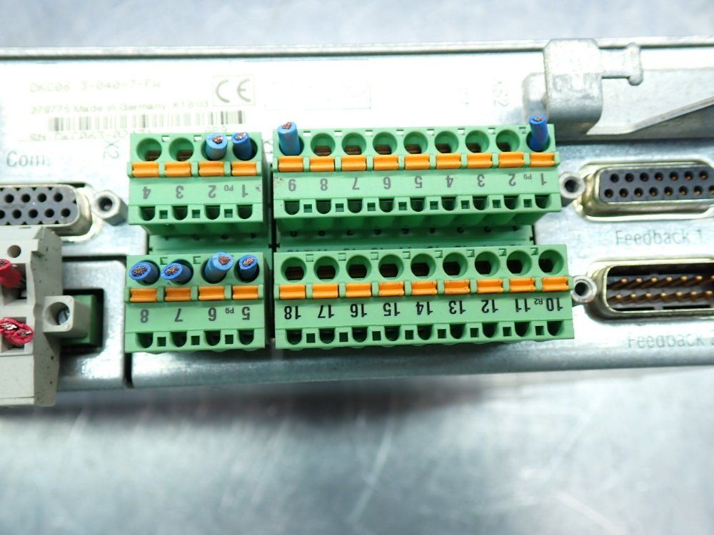 Rexroth Industrial Series-6 Ecodrive 3 Servo Drive - Dkc06.3-040-7-fw