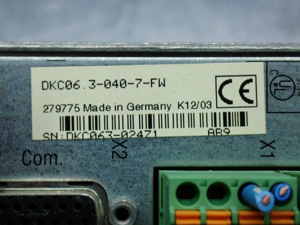 Rexroth Industrial Series-6 Ecodrive 3 Servo Drive - Dkc06.3-040-7-fw