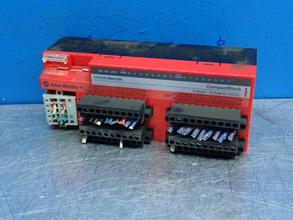 Allen Bradley Guard Compactblock Combination I/o Module - 1791ds-ib8xob8