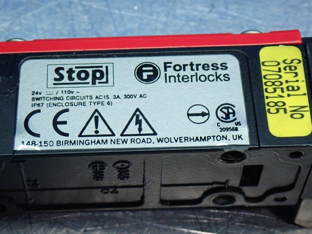 Fortress Interlocks Saftey Gate Switch - Athstop024x003