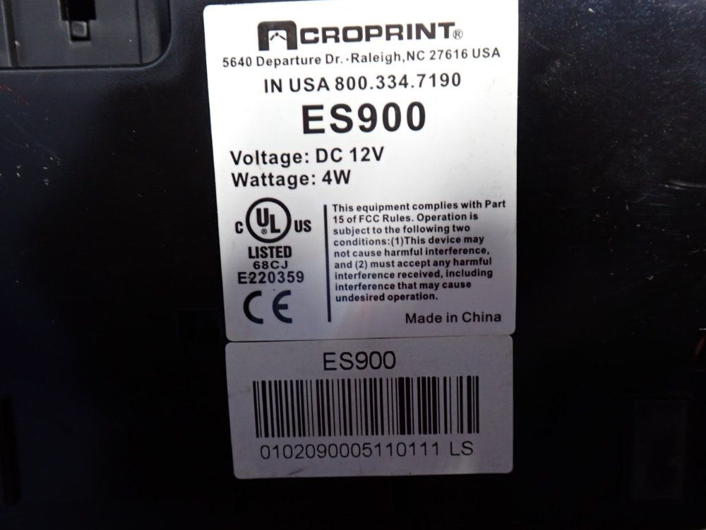 Acroprint 4 Watts Electronic Time Clock - Es900