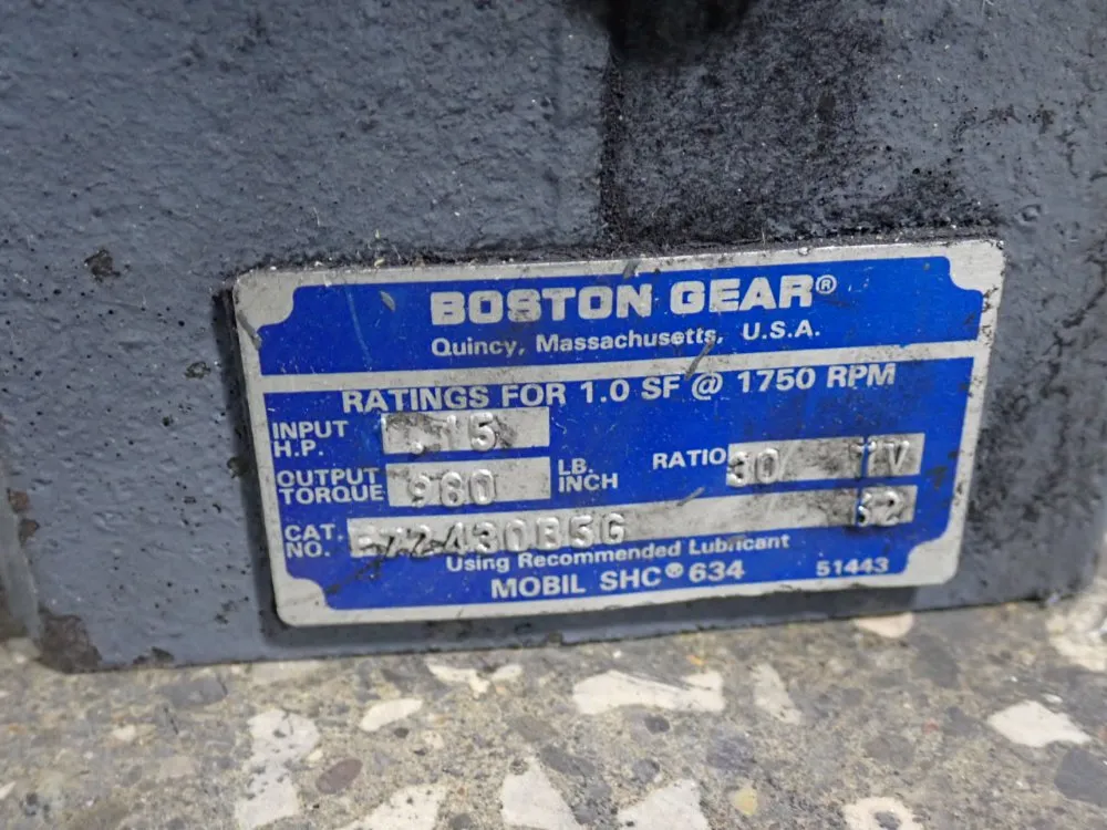 Boston Gear .15 Hp Gear Reducer - E92430b5g