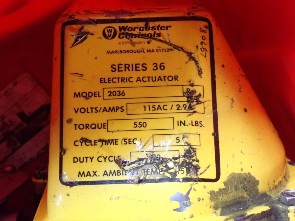 Worcester Controls Electric Actuator