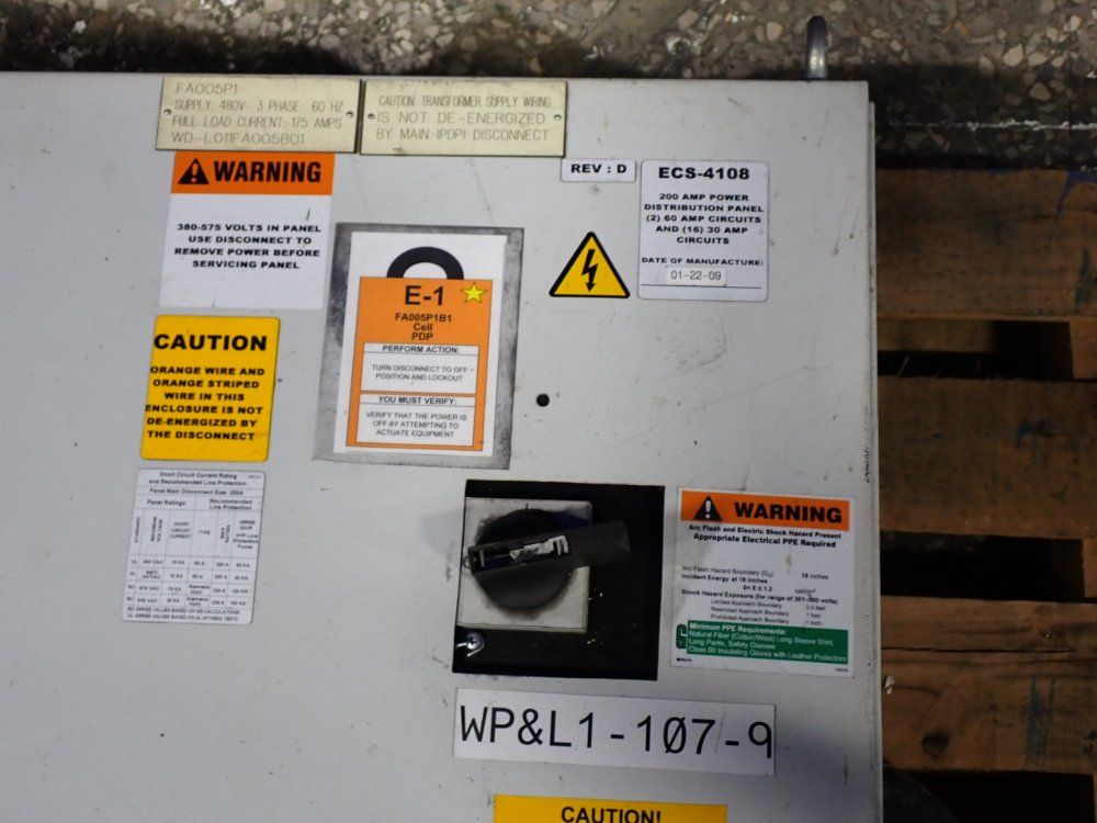 Siemens Distribution Panel - Ecs-4108