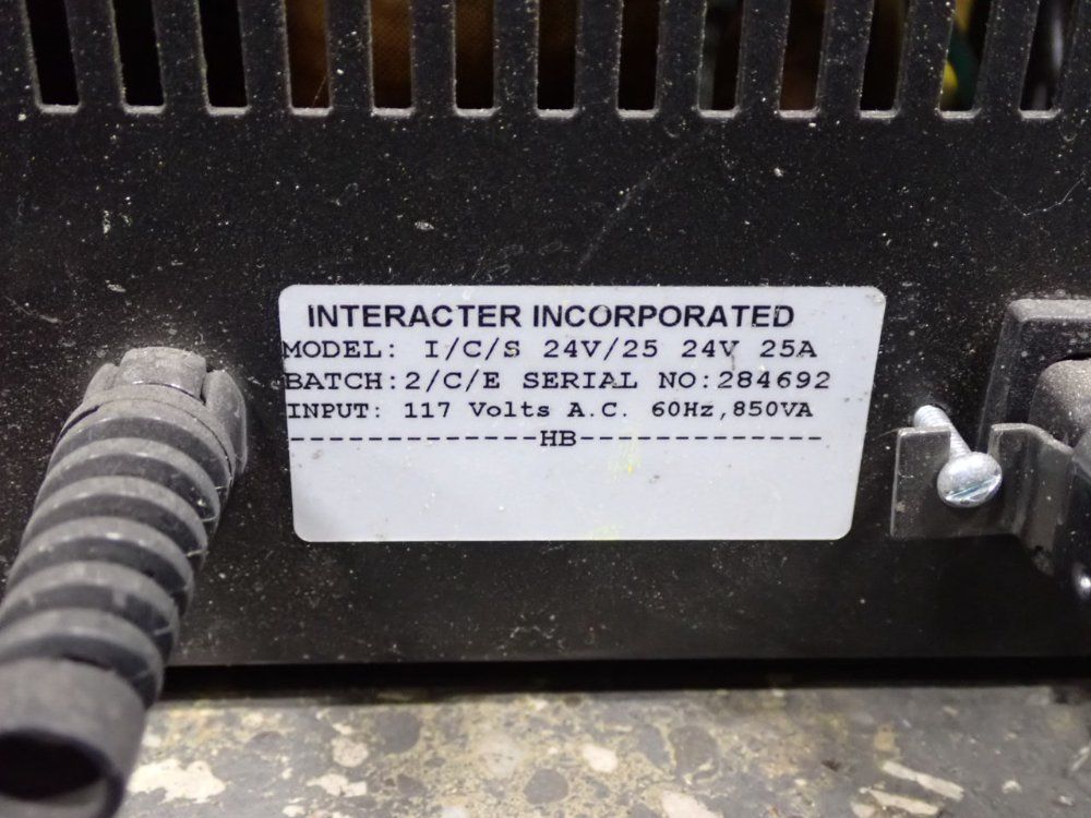 Interacter Battery Charger - I/c/s 24v/25 24v 25a