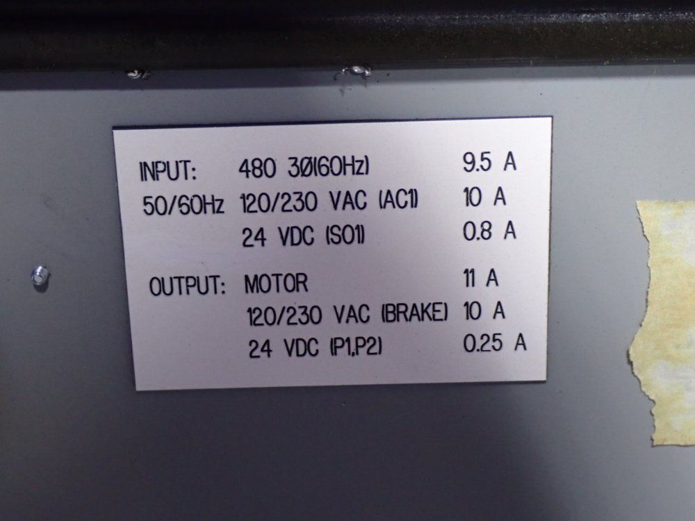 Siemens Drive Panel - Powerflex 755 / Ecs-4191na