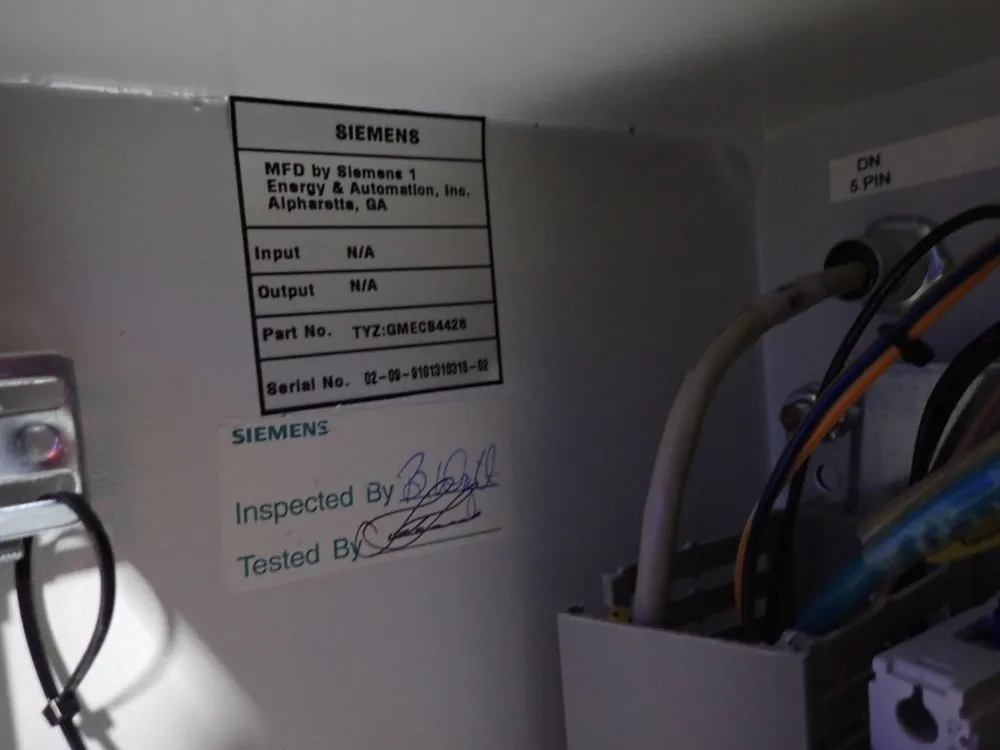 Siemens Control Panel - Ecs-4426