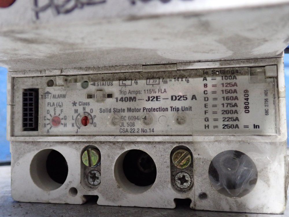 Trip Unit - 140m-j2e-d25 A