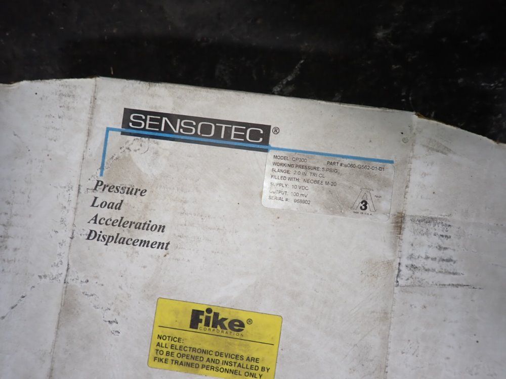 Sensotec Pressure Transmitter - Cp300