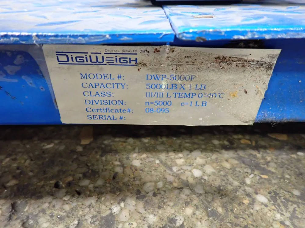 Global Industries 5000 Lbs Scale - Dwp-101b