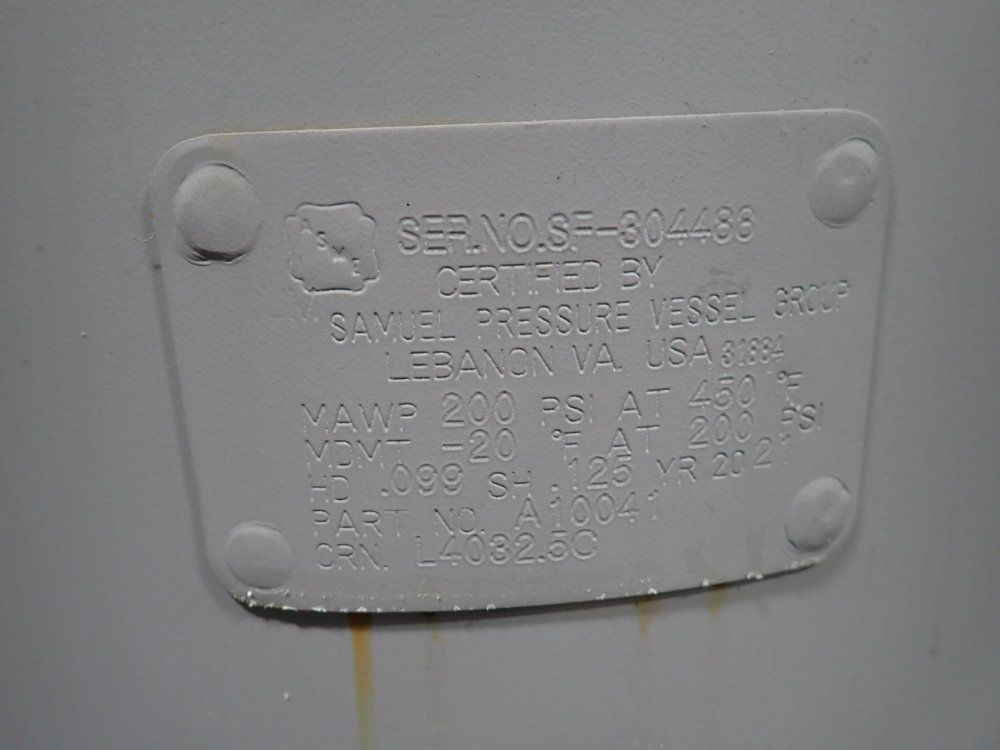 Asme 34 Gal Tank - A10041