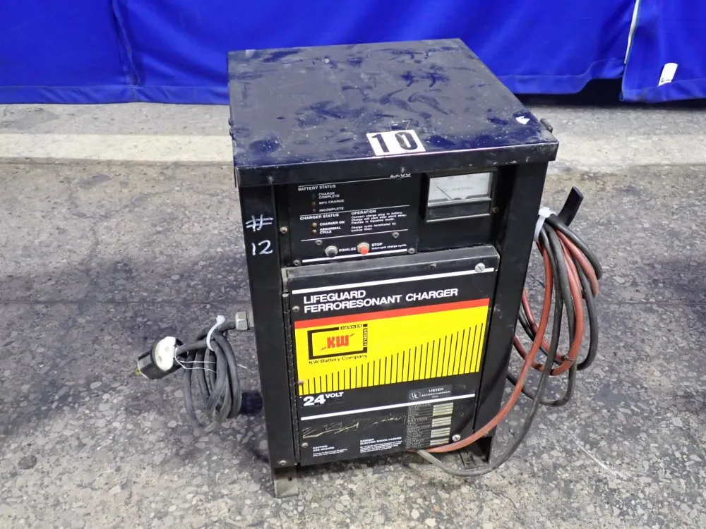 Kw Battery Co. 24 Volt Battery Charger - 12-255f1-9a22
